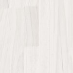 vidaXL Cadre de lit sans matelas blanc bois de pin massif 160x200 cm