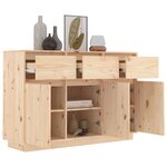 vidaXL Buffet 110x34x75 cm Bois massif de pin