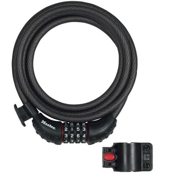 Antivol pour vélo 8120EURDPRO - Câble torsadé en acier - 1 8 m de longueur
