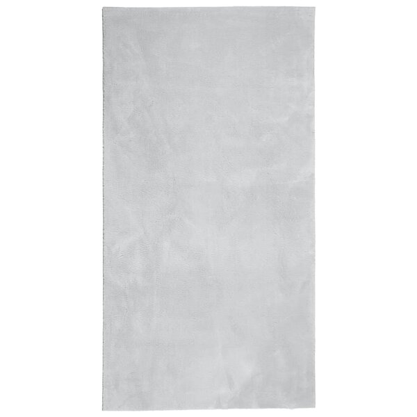 vidaXL Tapis HUARTE à poils courts doux et lavable gris 80x150 cm