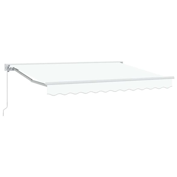 vidaXL Cadre d'auvent Blanc 300 x 200 cm Polyester avec revêtement PU