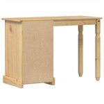 vidaXL Coiffeuse Corona 110x47x75 cm bois de pin massif