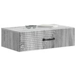 vidaXL Table d'appoint murale 59 x 34 5 x 17 cm Bois d'ingénierie
