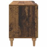 vidaXL Meuble TV Bois ancien 102 x 34 5 x 50 cm Bois d'ingénierie