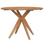 vidaXL Ensemble à manger de jardin 5 Pièces Bois d'acacia solide