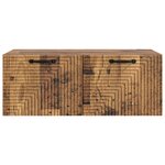 vidaXL Meuble TV mural Bois ancien 78 5 x 41 x 30 cm Bois d'ingénierie