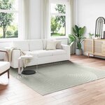 vidaXL Tapis de surface Carré PALMERAS Vert 240 x 240 cm Polyester