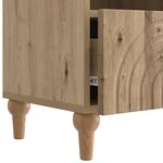 vidaXL Meuble TV 102 x 34 5 x 50 cm Chêne Artisanal Bois d’ingénierie