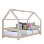 Lit cabane enfant TERY 90 x 190 beige