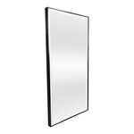 Miroir mural rectangulaire 102 x 52 cm noir 03_0007924