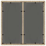 vidaXL Ensemble de salle à manger pour jardin 3 Pièces Beige Poly rotin