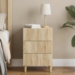 vidaXL Cabinet de chevet Chêne Sonoma 43 x 41 x 66 5 cm