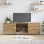 vidaXL Meuble TV chêne artisanal 150 x 30 x 50 cm Bois d'ingénierie