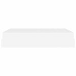 vidaXL Cadre de lit avec matelas avec matelas 2 Pièces Blanc PVC