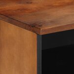 vidaXL Cabinet de chevet avec tiroir marron miel 40 x 33 x 46 cm