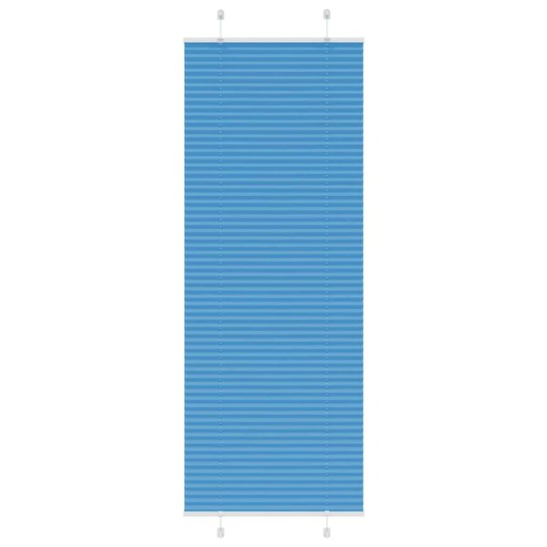 vidaXL Store plissé bleu 70x200 cm largeur du tissu 69 4 cm polyester