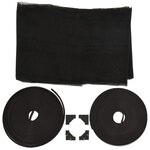 vidaXL Moustiquaire magnétique pour fenêtres anthracite 120x140 cm