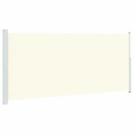 vidaXL Auvent latéral rétractable de patio 220x500 cm Crème