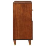 vidaXL Buffet Marron 80 x 33 5 x 75 cm Bois de mangue massif