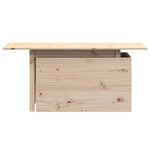 vidaXL Table de jardin 100x50x75 cm bois massif de pin