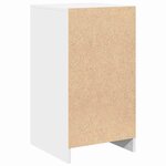 vidaXL Buffet avec tiroir Blanc 40 x 40.5 x 75 cm Bois d'ingénierie
