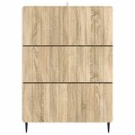 vidaXL Armoire à tiroirs 66 x 34 5 x 92 cm Bois d'ingénierie