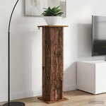 vidaXL Support de Plante 2 pc Bois ancien 30 5 x 30 x 100 5 cm