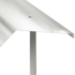 vidaXL Hotte de cheminée Argent 50 x 50 x 37 cm Acier inoxydable