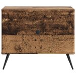 vidaXL Table basse Bois ancien 49 x 50 x 40 cm Bois d'ingénierie