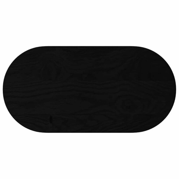 vidaXL Dessus de table 80x40x2 cm bois de chêne massif ovale