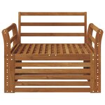 vidaXL 2 Pièce Canapé d’extérieur Naturel