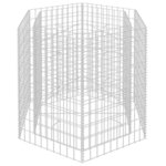 vidaXL Lit surélevé à gabion hexagonale 100x90x100 cm