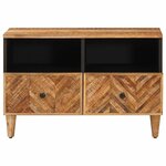 vidaXL Armoires de rangement avec tiroir Marron 70 x 33 5 x 46 cm