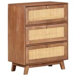 vidaXL Buffet 61x35x76 cm Bois de manguier massif