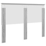 vidaXL Tête de lit Gris Sonoma 160 cm Bois d'ingénierie