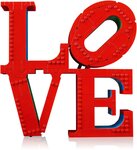 LEGO Art - Sculpture LOVE - Set de Construction 31214 pour Adultes