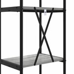 vidaXL Étagère Sonoma gris 40 x 30 x 183 cm Bois d'ingénierie