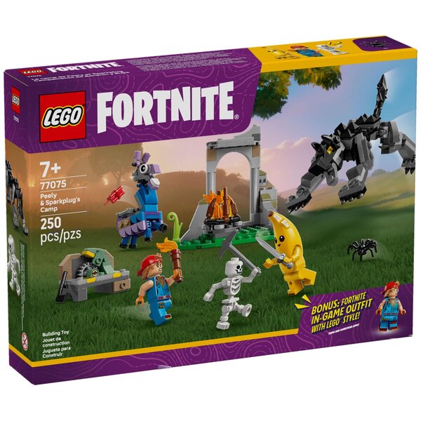 LEGO Fortnite - Le Camp de Banane et Mécano 77075 - Set de Construction Amusant pour Enfants