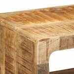 vidaXL Meuble TV Marron 60 x 30 x 25 cm Bois de manguier massif