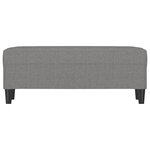 vidaXL Banc Gris foncé 100x35x41 cm Tissu