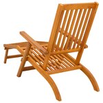 vidaXL Chaise longue inclinable et pliable 2 Pièces 55 x 146 x 91 cm