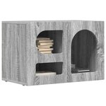 vidaXL Meuble TV Gris Sonoma 60 x 35 x 40 cm Bois d'ingénierie
