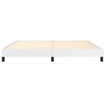 vidaXL Cadre de lit Blanc 200x200 cm Similicuir