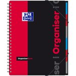 Cahier ETUDIANT ORGANISERBOOK A4+ 160 pages 90g lignée 7mm Coloris aléatoire OXFORD