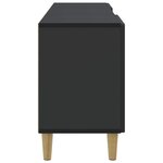 vidaXL Meuble TV Noir 150 x 31 x 50 cm Bois d'ingénierie