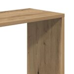 vidaXL Bibliothèque 5 niveaux chêne artisanal bois ingénierie