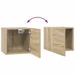 vidaXL Ensemble de meubles TV 10 Pièces Chêne sonoma Bois d'ingénierie