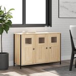 vidaXL Buffet chêne sonoma 100x35x70 cm bois d'ingénierie