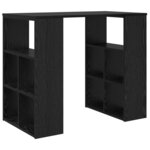 vidaXL Bureau Chêne noir 90 x 50 x 75 cm Bois d'ingénierie