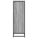 vidaXL Bibliothèque sonoma gris 40x35x107 5 cm bois d'ingénierie